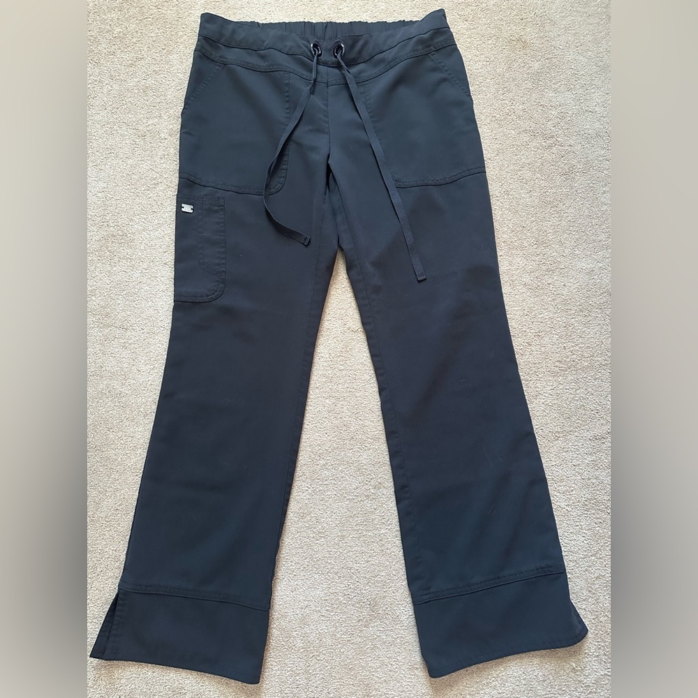 Grey's Anatomy Women’s Charcoal Grey Cargo Scrub Pants